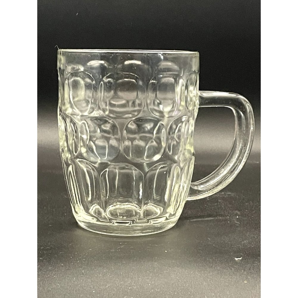 Coney Island Brewing Co. Beer Dimpled Glass Mug 20 Oz.  Glassware Height 5 In.